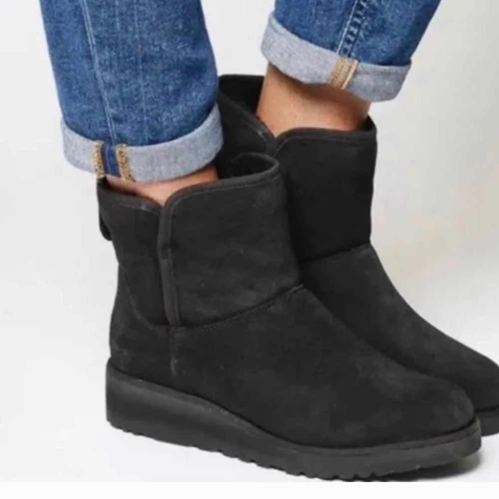 UGG Black Ankle Boots - Picture 2 of 7